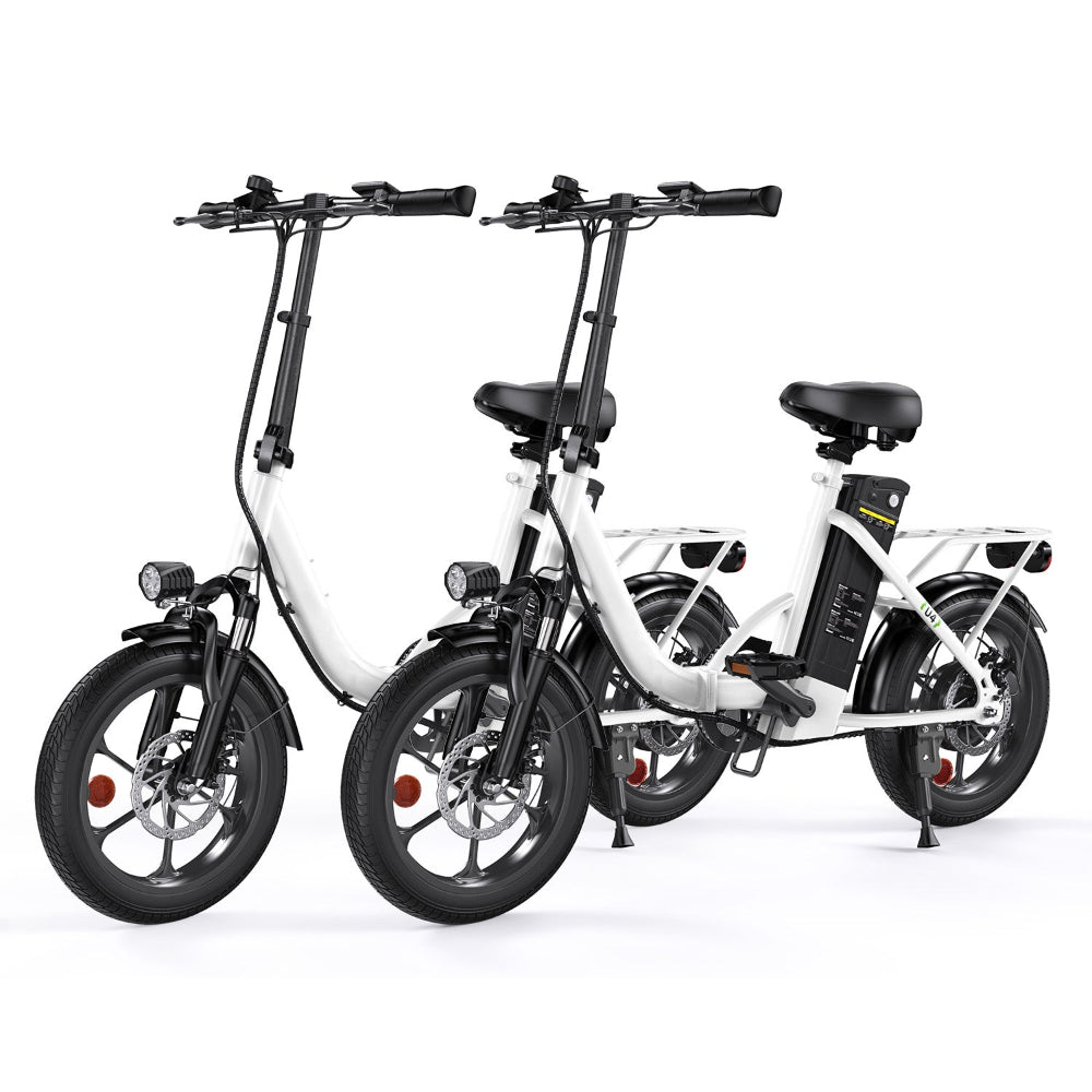 U4 Low Step Through Foldable Electric Bike - U4 White*2