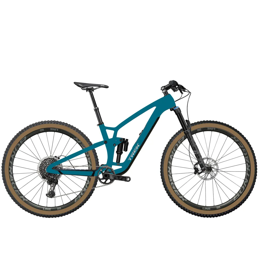 Trek Fuel EX 9.9 XX AXS T-Type Electric Bike 2024 Dark Aquatic
