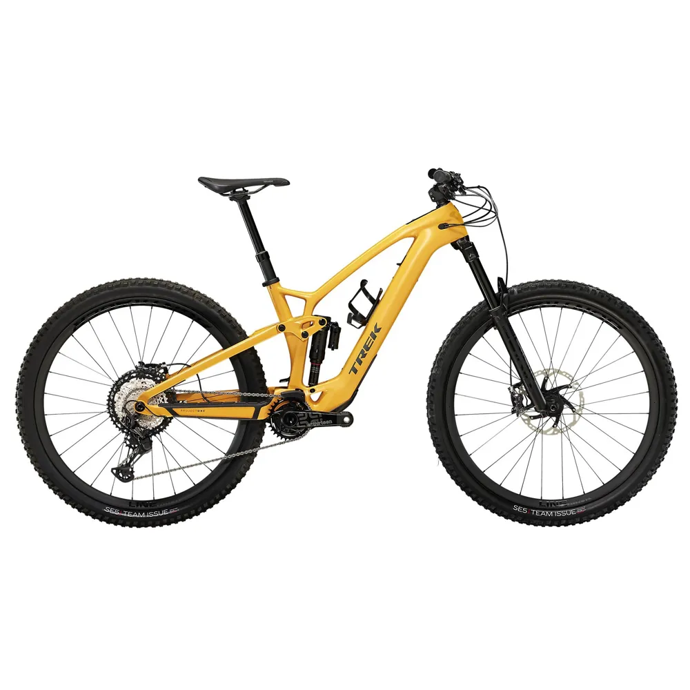 Trek Fuel EXe 9.8 XT Electric Mountain Bike 2023 Satin Baja Yellow