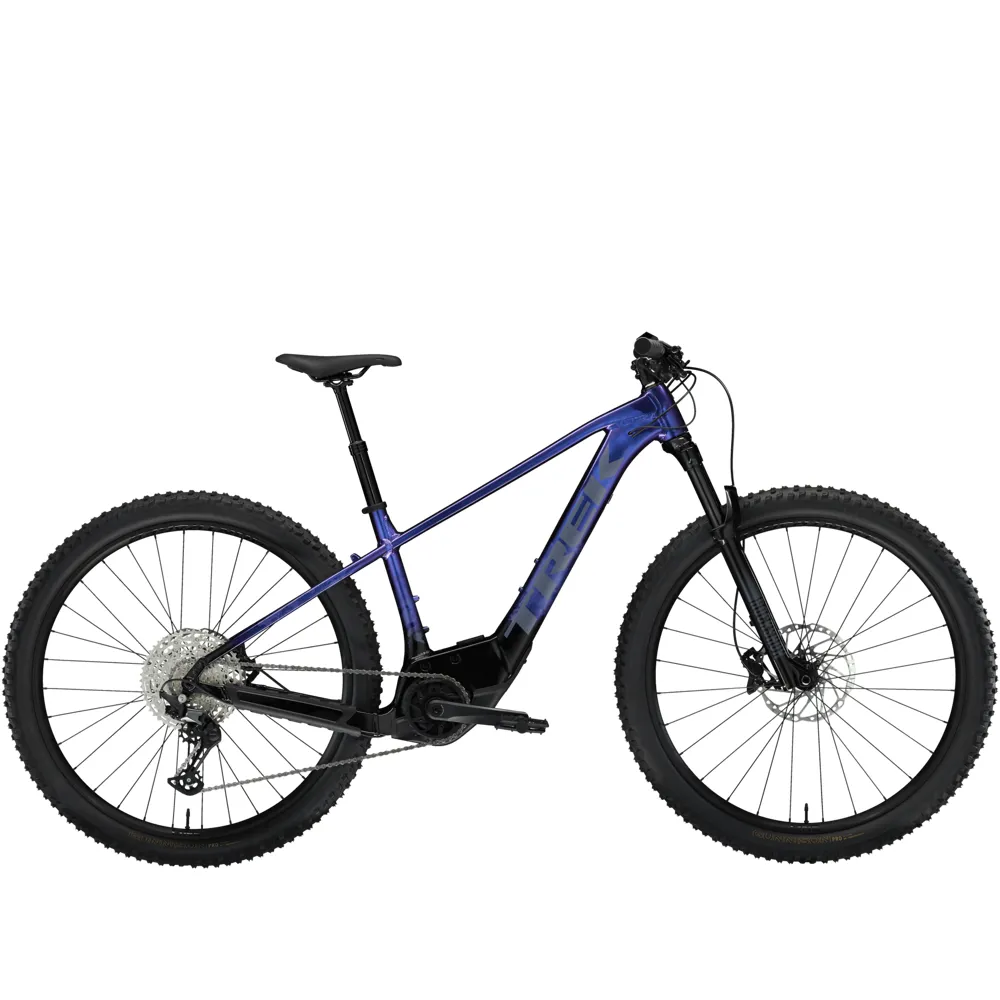 Trek Marlin+ 8 Electric Mountain Bike 2024 Purple Flip To Black Fade
